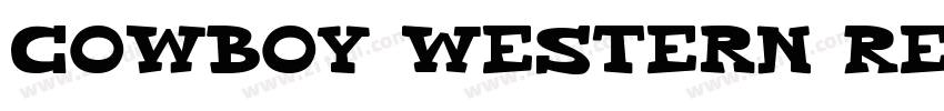 Cowboy Western Regul字体转换